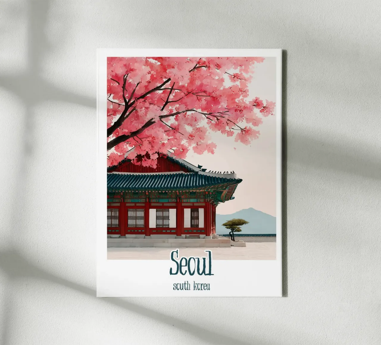 Poster Seul, Corea del Sud tela da Frame the World