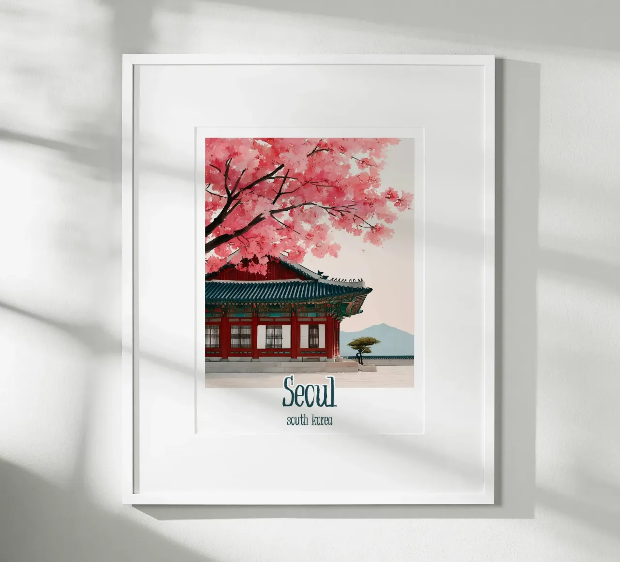 Poster Seul, Corea del Sud poster da Frame the World