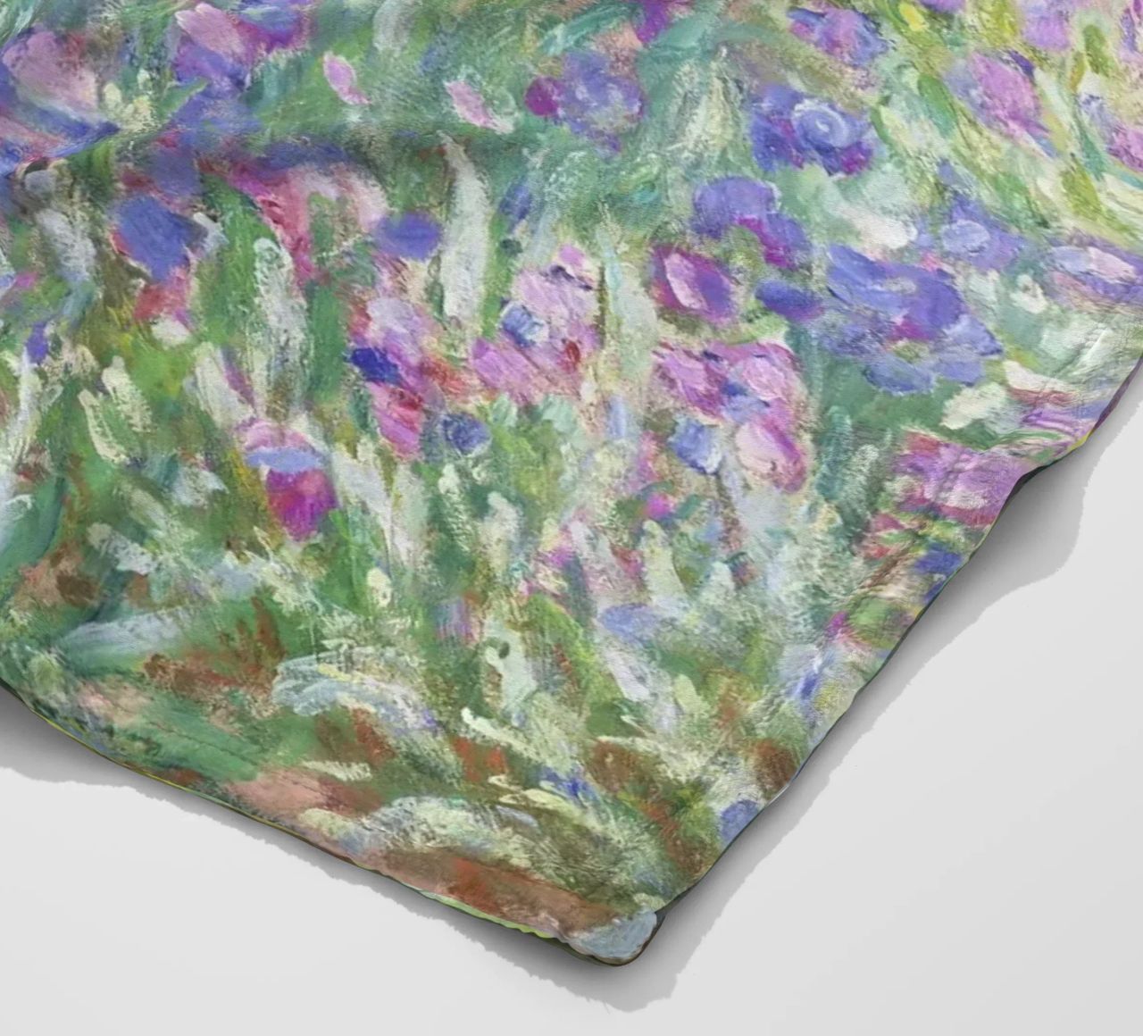 Der Garten des Künstlers in Giverny von Claude Monet Fleecedecke von Venus Art
