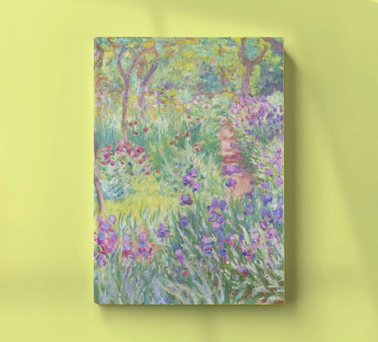 Der Garten des Künstlers in Giverny von Claude Monet Notizbuch von Venus Art