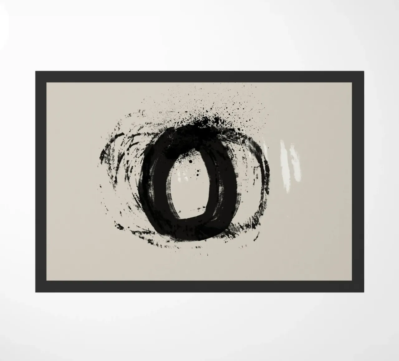 Modern abstract artwork with organic round shapes zerbino da Imaginative