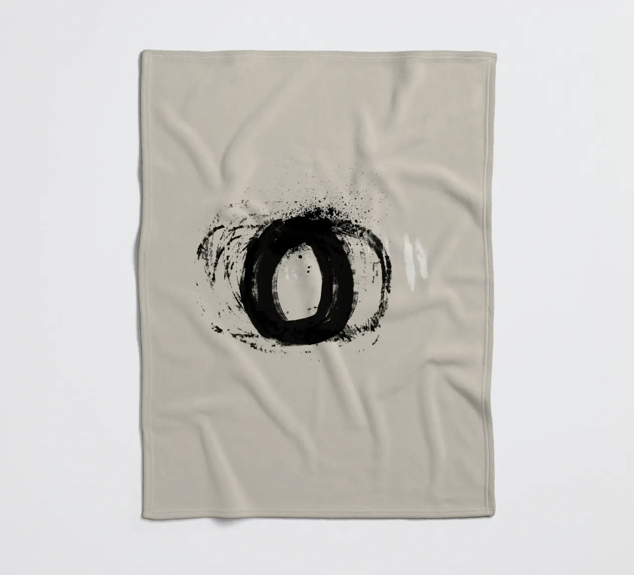 Modern abstract artwork with organic round shapes coperta in pile da Imaginative