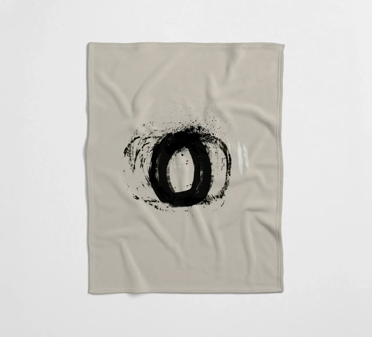 Modern abstract artwork with organic round shapes coperta in pile da Imaginative