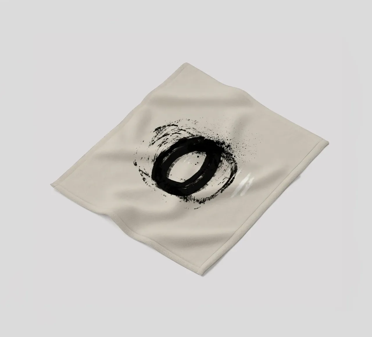 Modern abstract artwork with organic round shapes coperta in pile da Imaginative