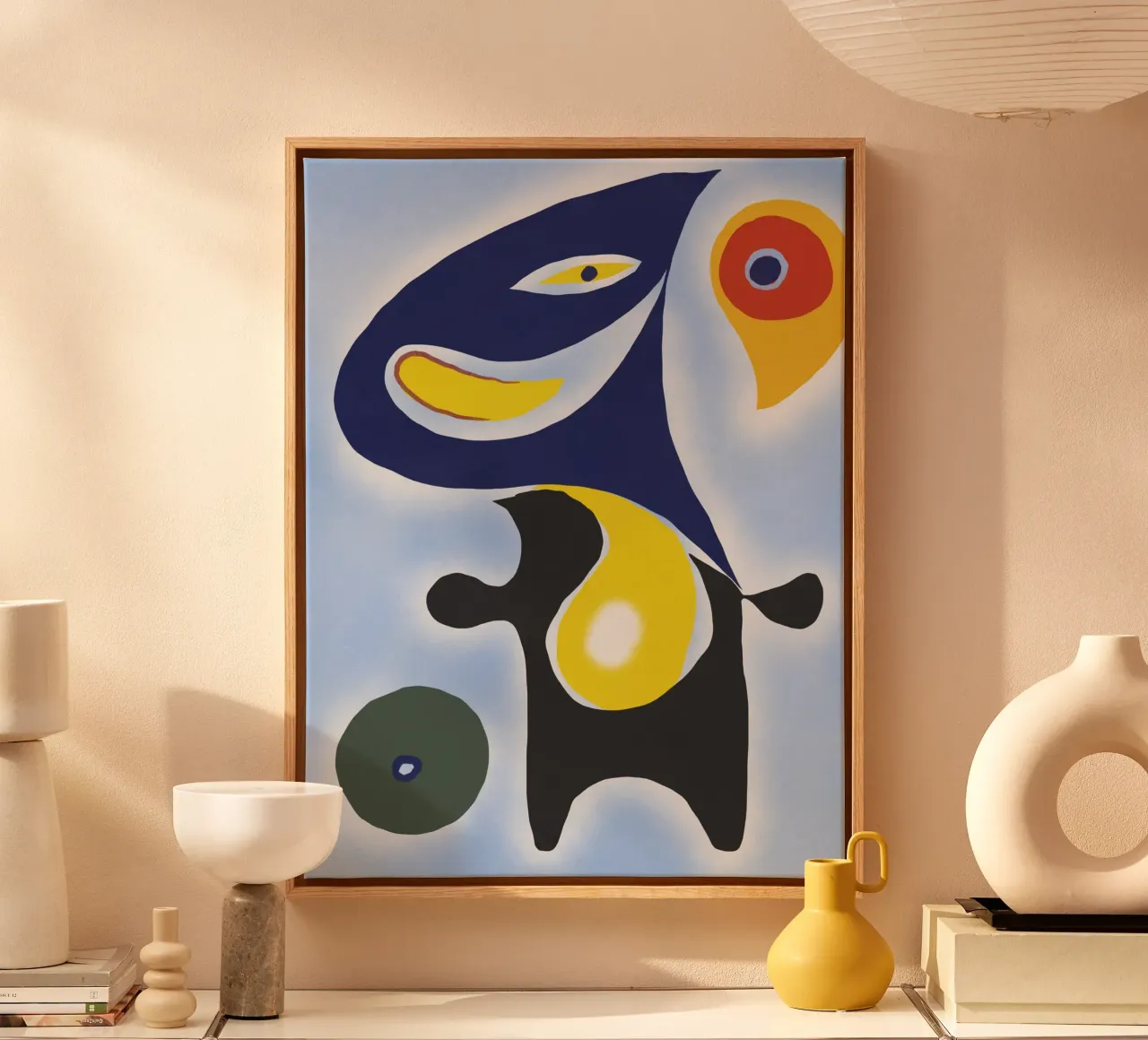 Sci fi nursery canvas with Floater frame by Little Dean