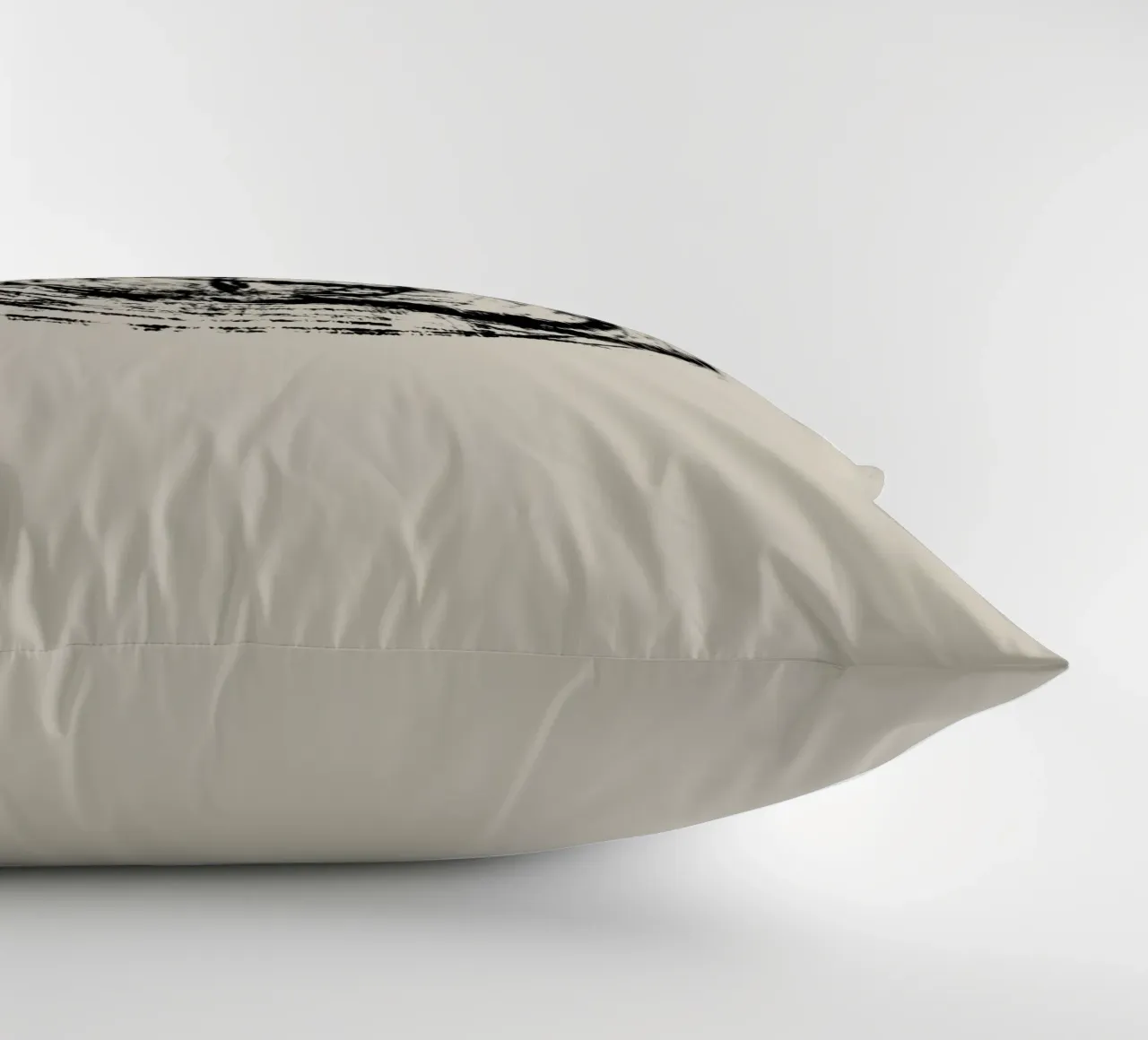 Modern abstract artwork with organic round shape cuscino da Imaginative