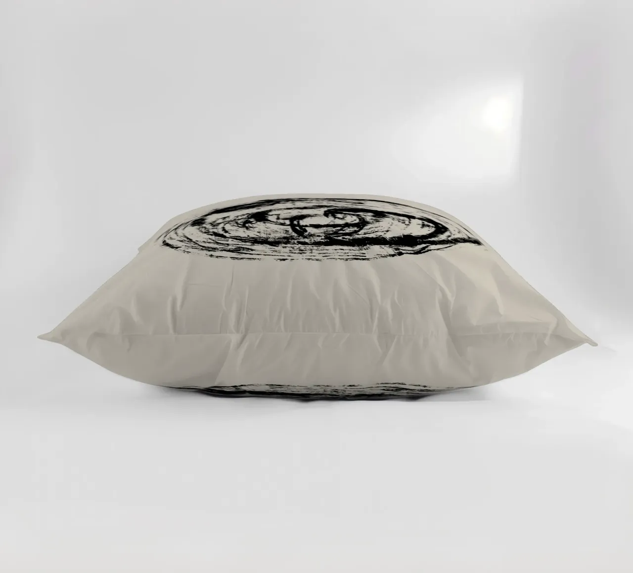 Modern abstract artwork with organic round shape cuscino da Imaginative