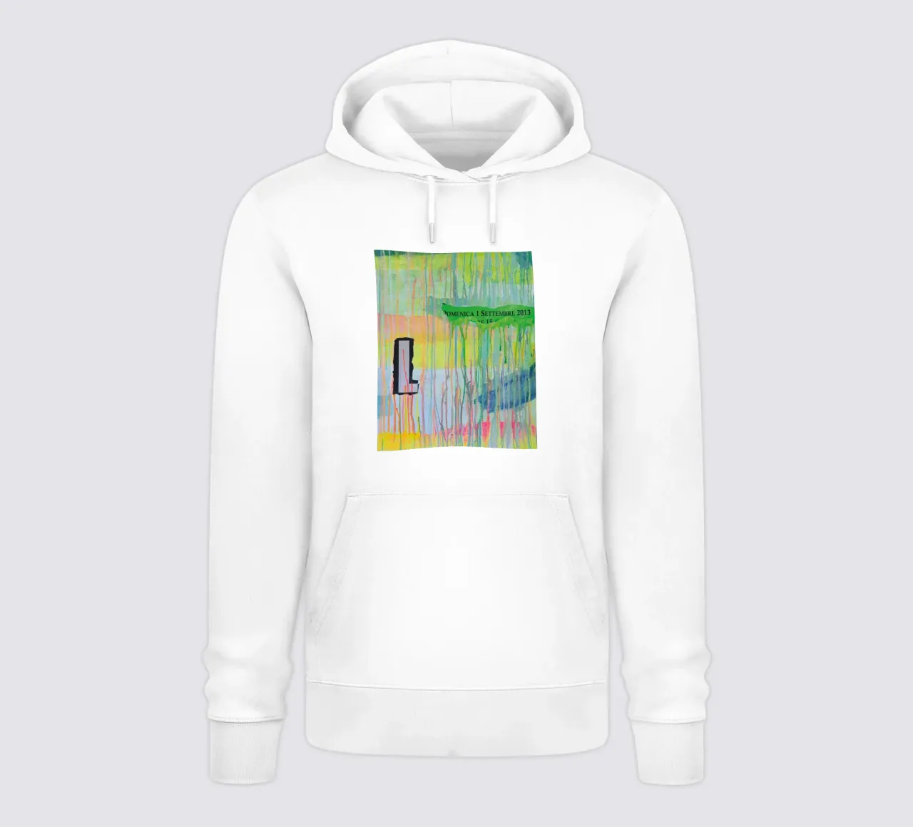 Shifting Colours No3 felpa con cappuccio da PeHa - ART