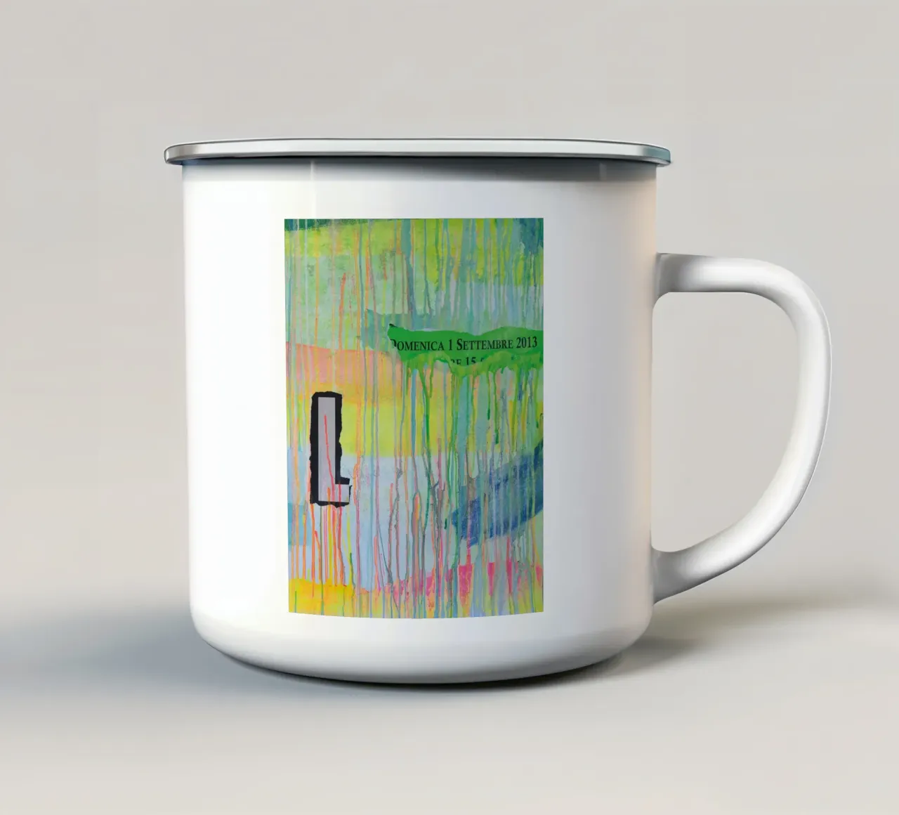 Shifting Colours No3 taza de esmalte de PeHa - ART