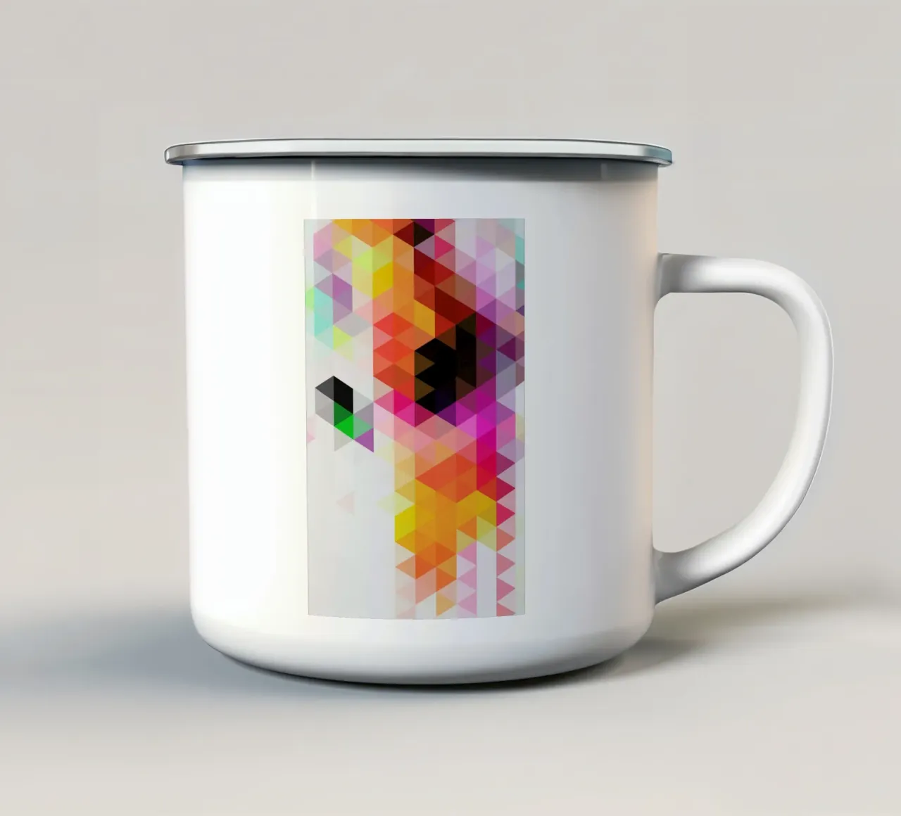 Rainfall1 Emaille Tasse von Three Of The Possessed
