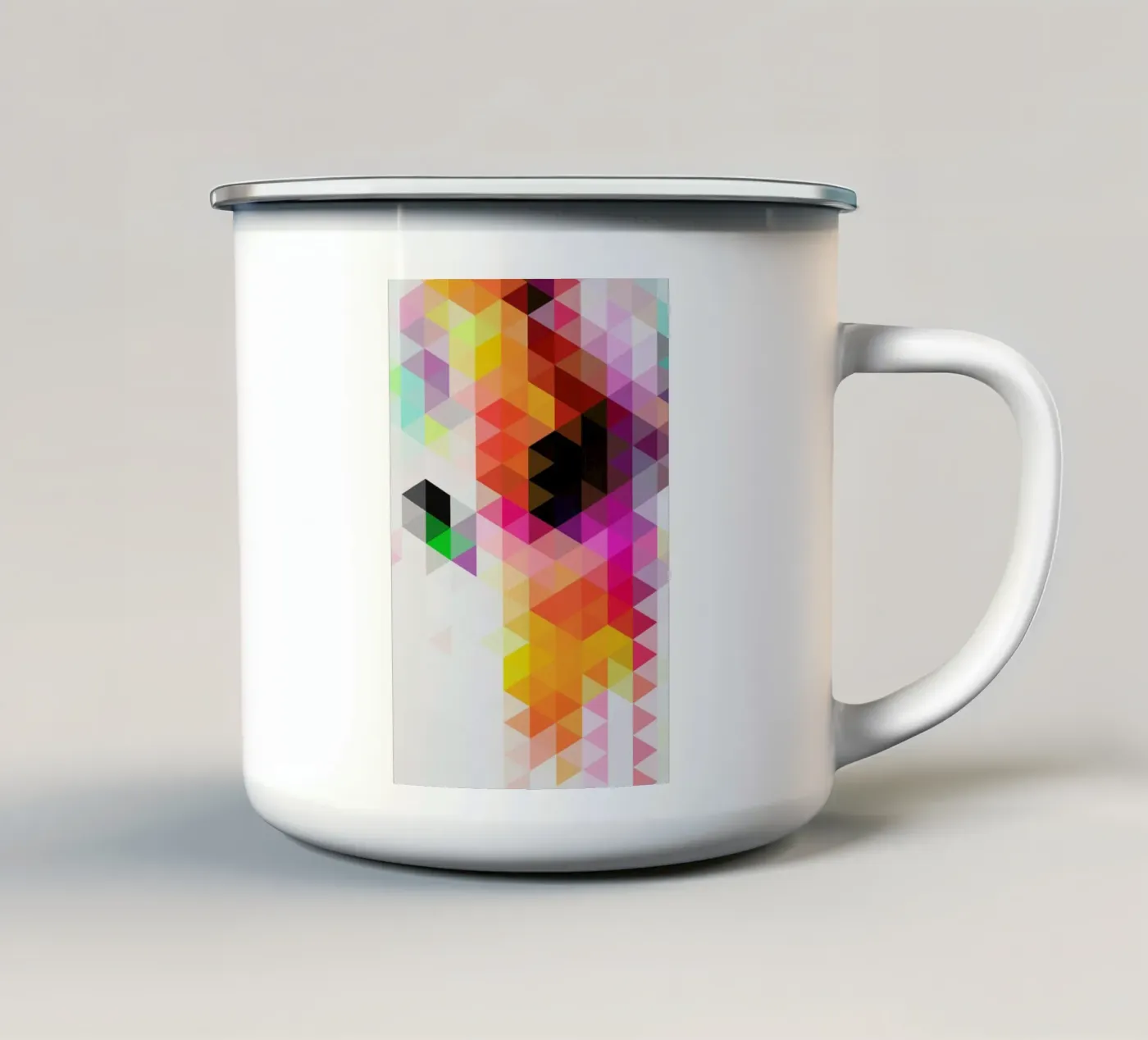 Rainfall1 enamel mug by Three Of The Possessed