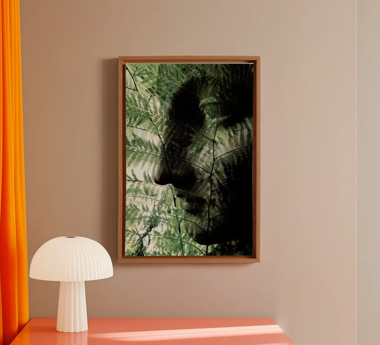 Forest Goddess tela con Cornice a cassetta da Angelo Cerantola