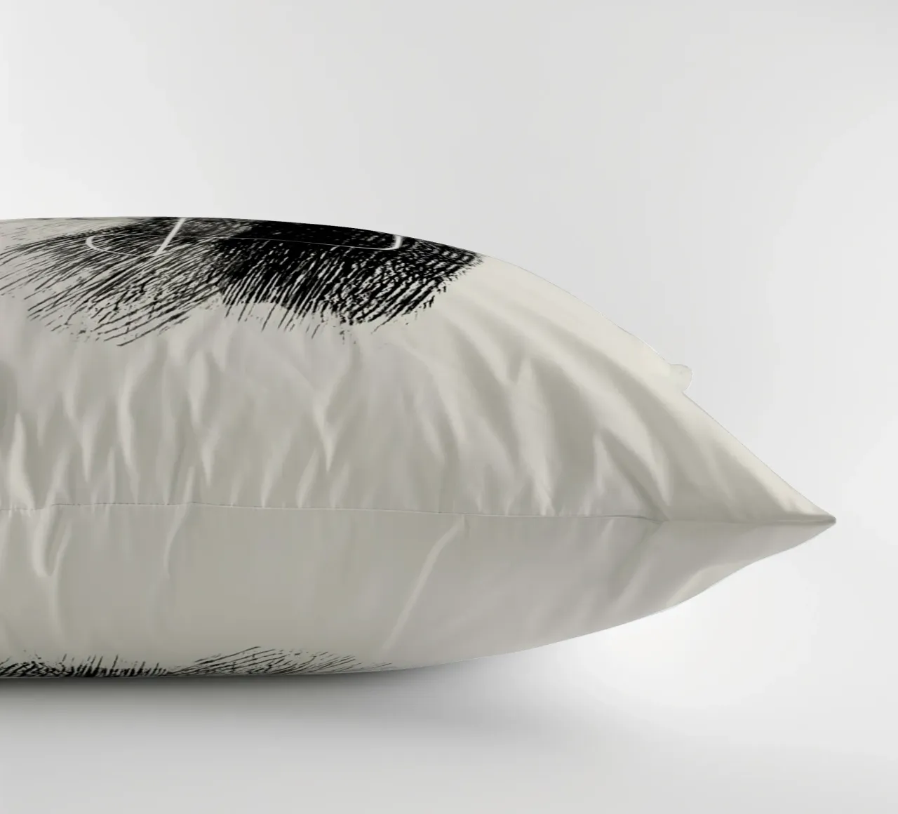 Lines and shapes in black and white cuscino da Imaginative