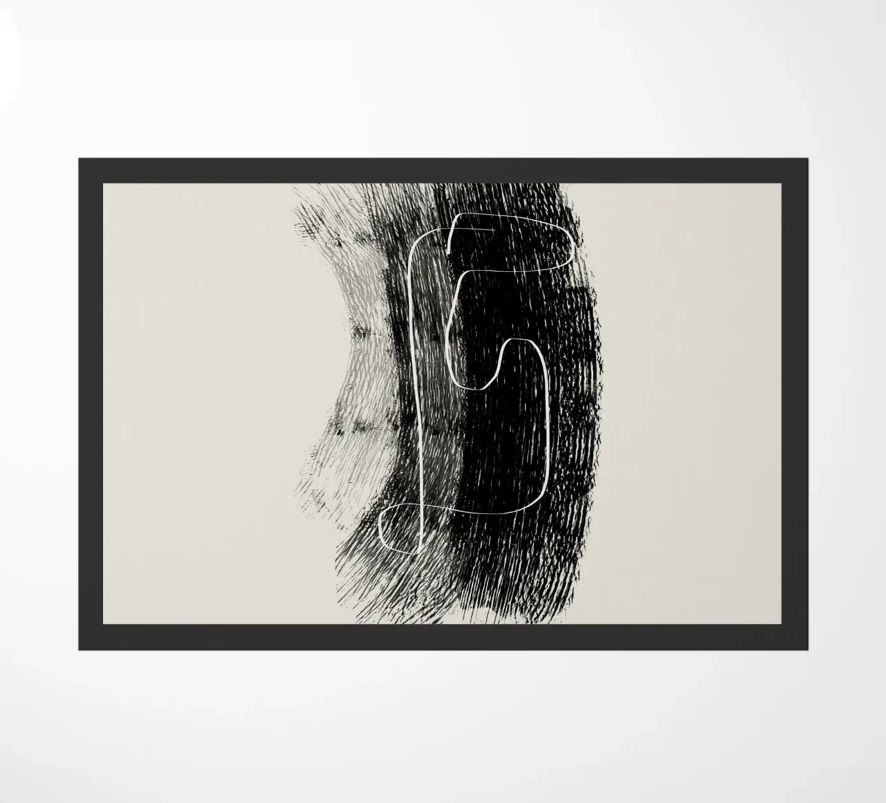 Lines and shapes in black and white zerbino da Imaginative