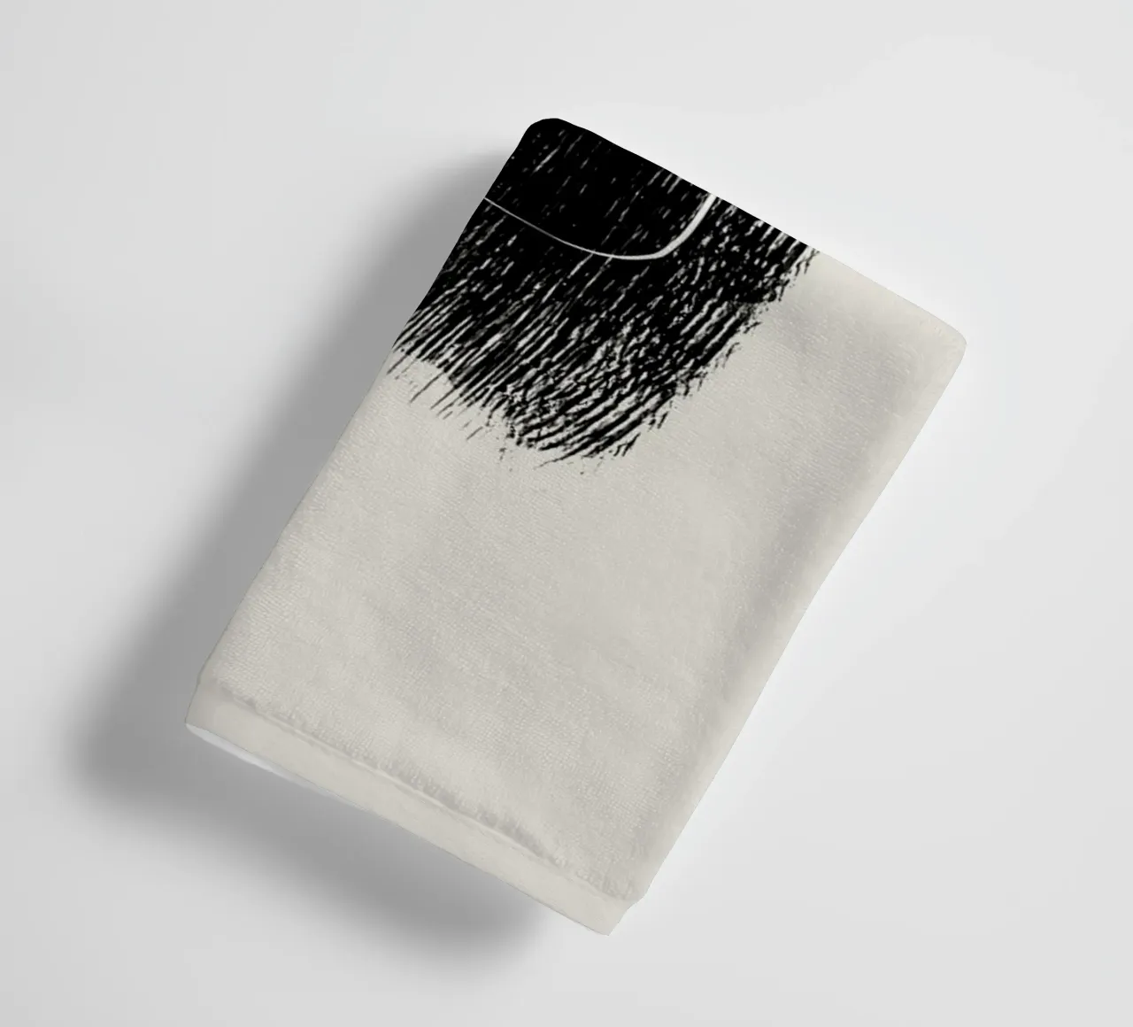 Lines and shapes in black and white asciugamano da bagno da Imaginative