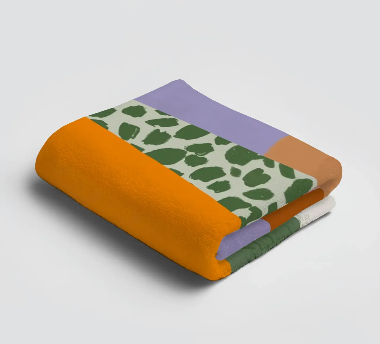 Collage abstract minimalism 02 towel by Little Dean