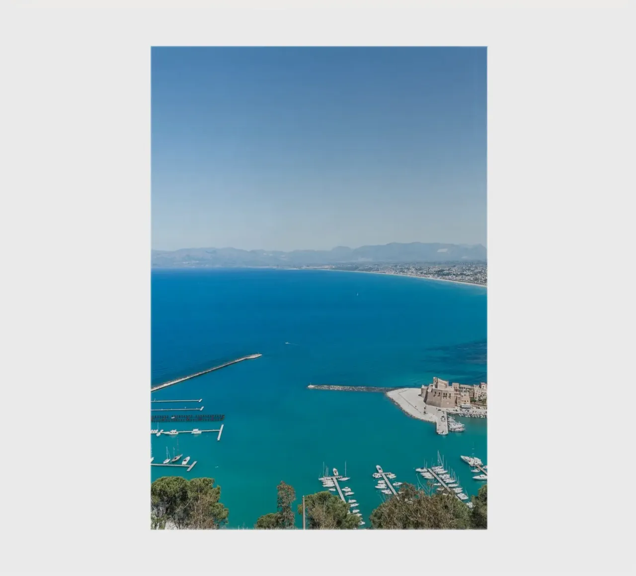 Coastline in Sicily notebook by photolovers