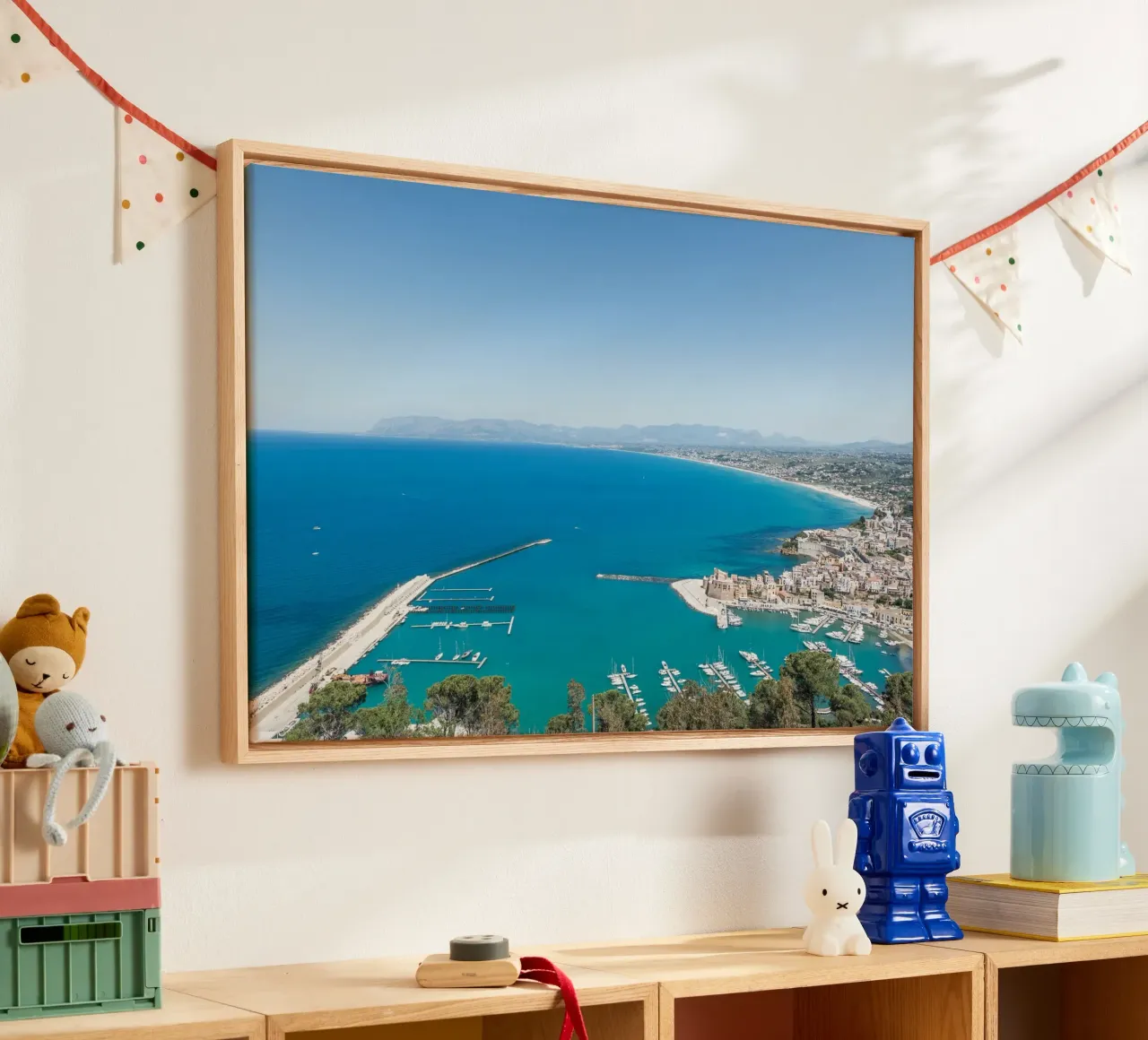Coastline in Sicily canvas van photolovers