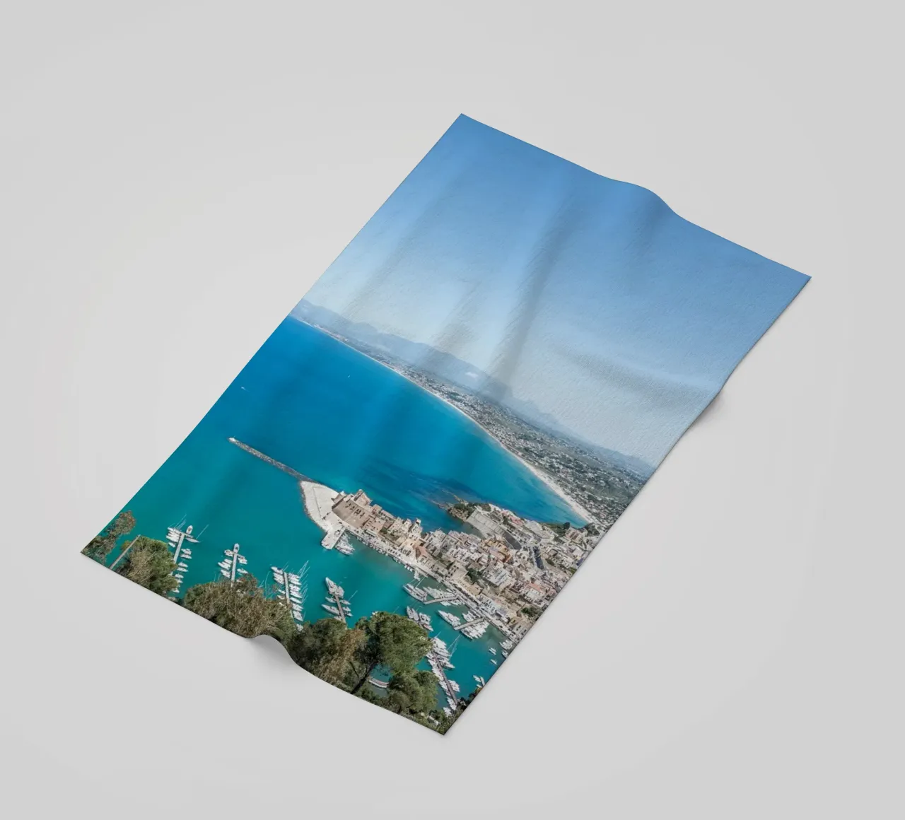Coastline in Sicily telo mare da photolovers