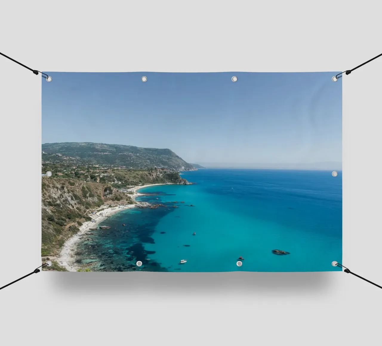 Azure coast in Italy telo in pvc da photolovers
