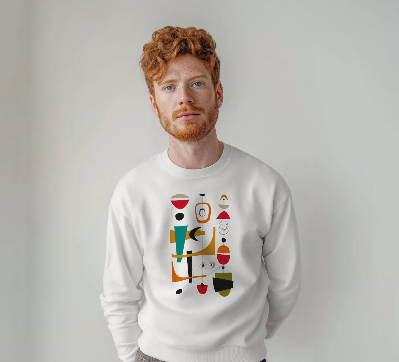 Scivolone retrò di metà secolo 1 felpa da Dream Print Designs