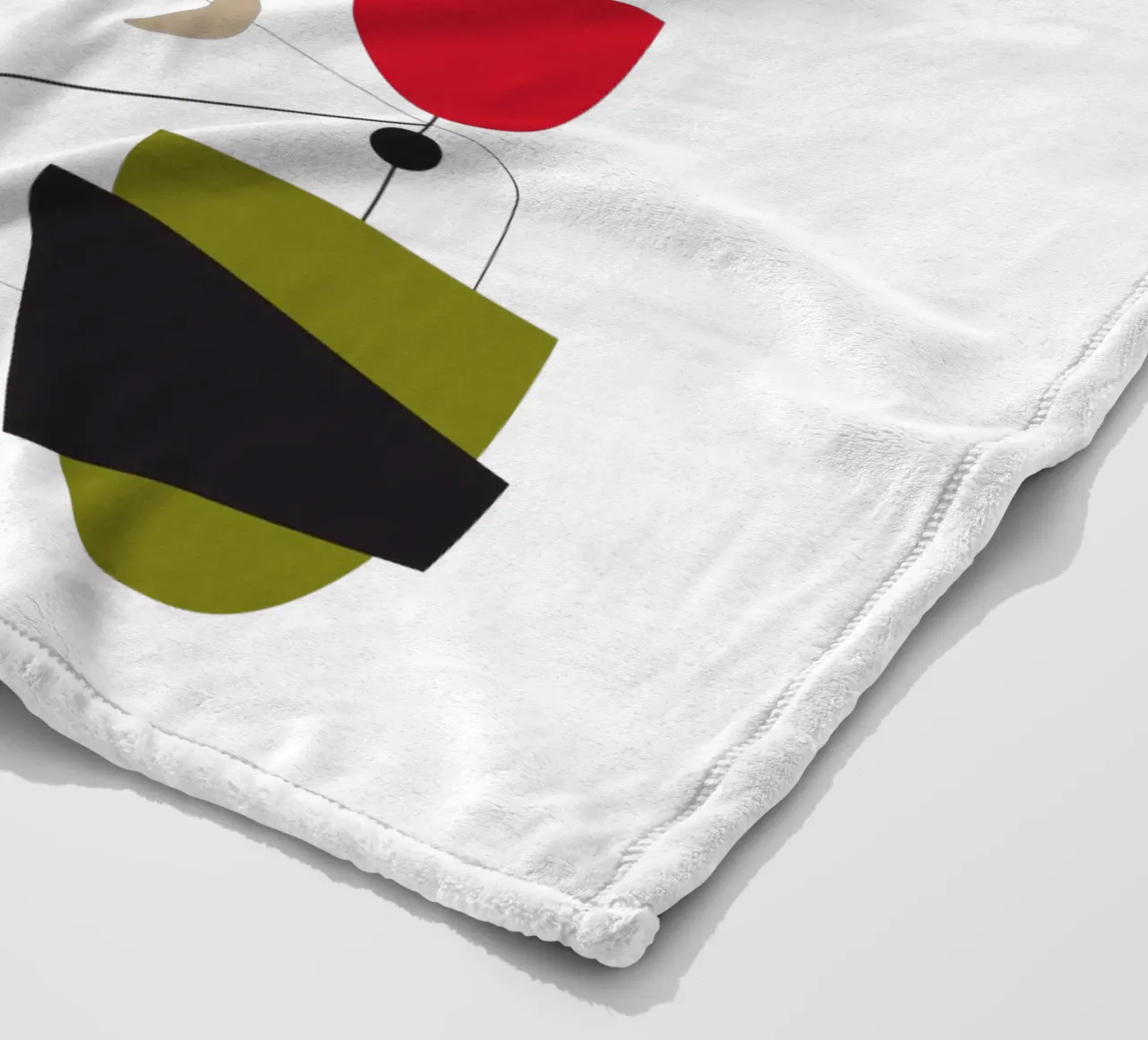 Scivolone retrò di metà secolo 1 coperta in pile da Dream Print Designs