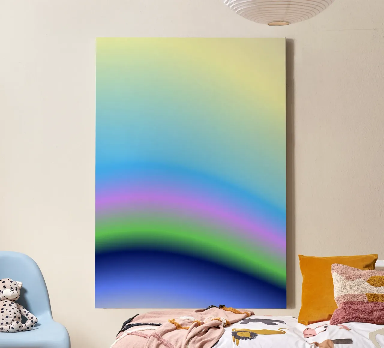 GORGEOUS LUCKY HYDRANGEA canvas van ÂME LIBRE STUDIO