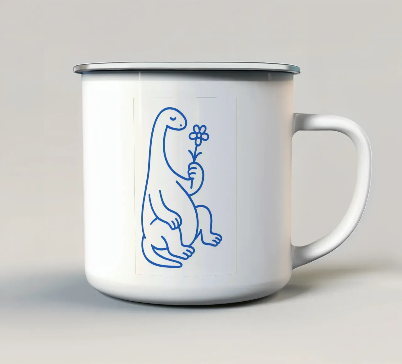 The Dino's Delicate Gift tazza in smalto da ramosashop