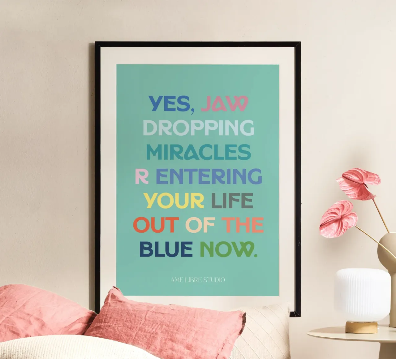 😨🩵🙌 poster by MENTHE SAUVAGE