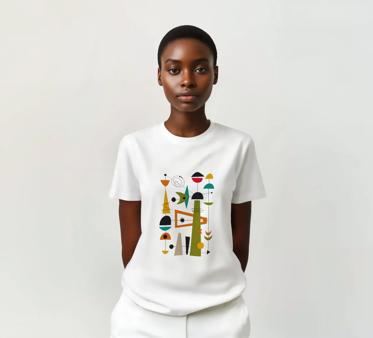 Mid Century Retro Glide 2 t-shirt da Dream Print Designs