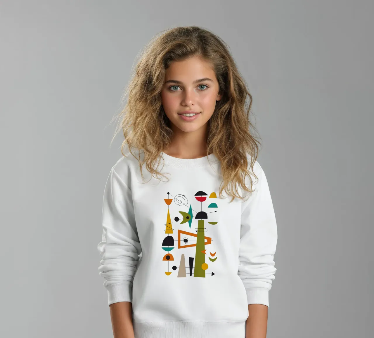 Mid Century Retro Glide 2 felpa bambino da Dream Print Designs