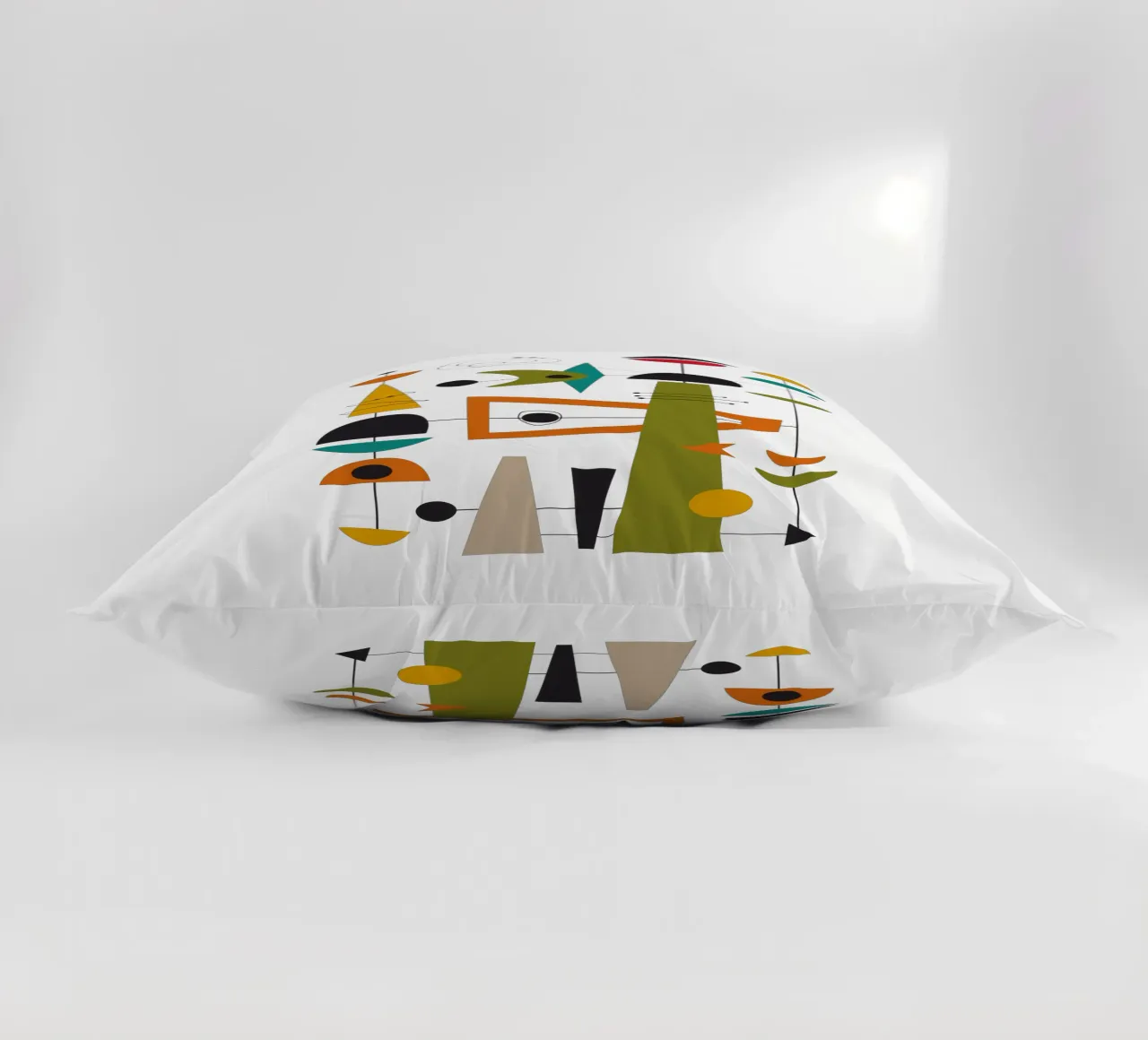 Mid Century Retro Glide 2 cuscino da Dream Print Designs