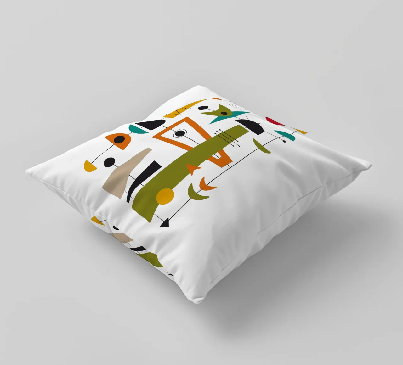 Mid Century Retro Glide 2 cuscino da Dream Print Designs