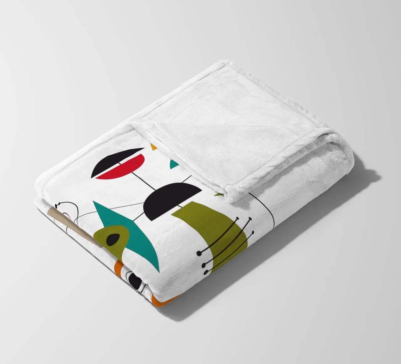Mid Century Retro Glide 2 coperta in pile da Dream Print Designs