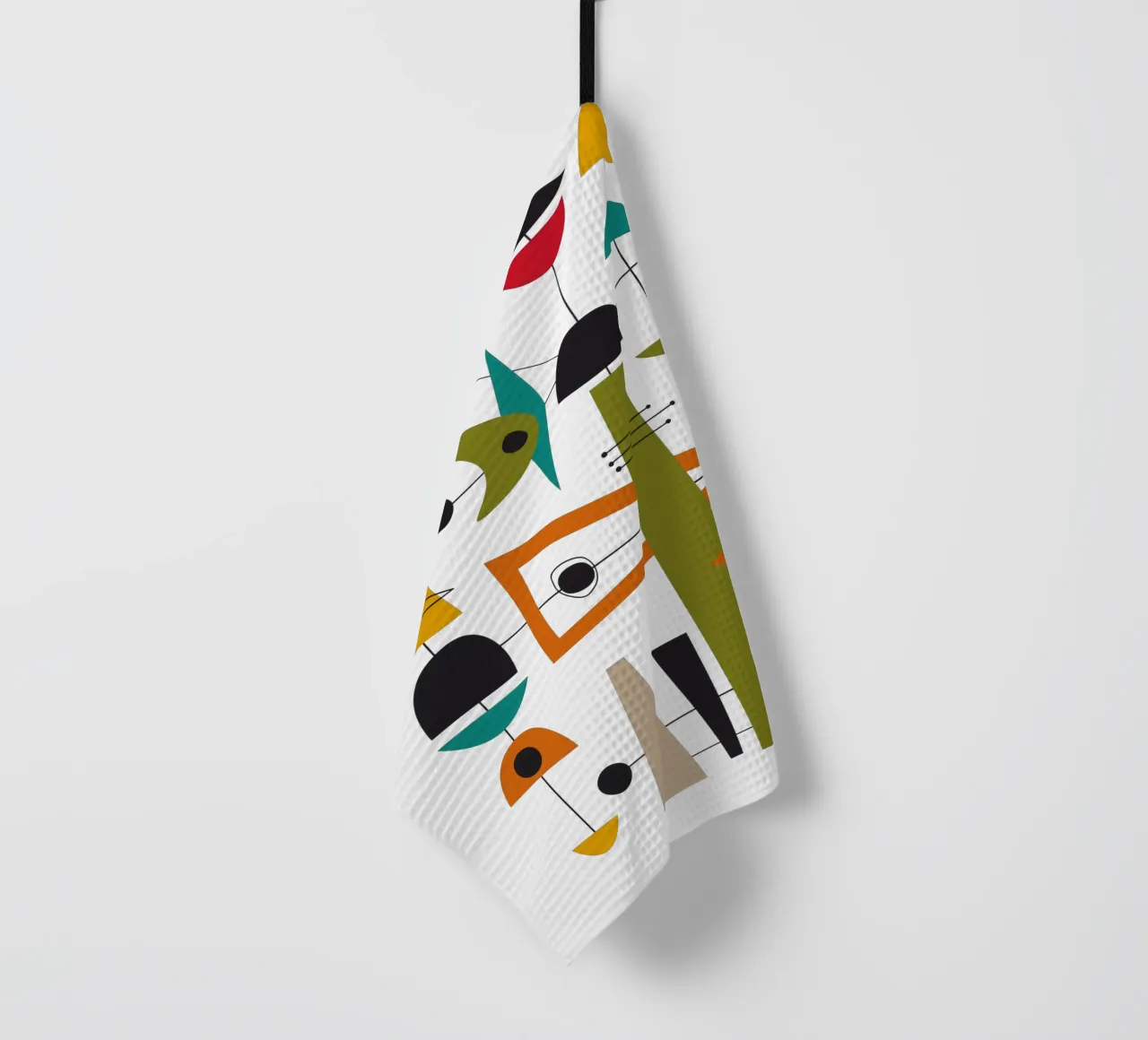 Mid Century Retro Glide 2 canovaccio da cucina da Dream Print Designs