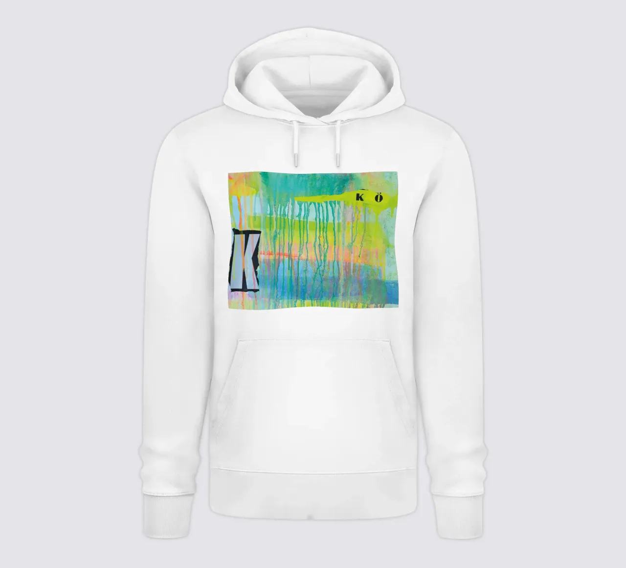 Shifting Colours No4 felpa con cappuccio da PeHa - ART