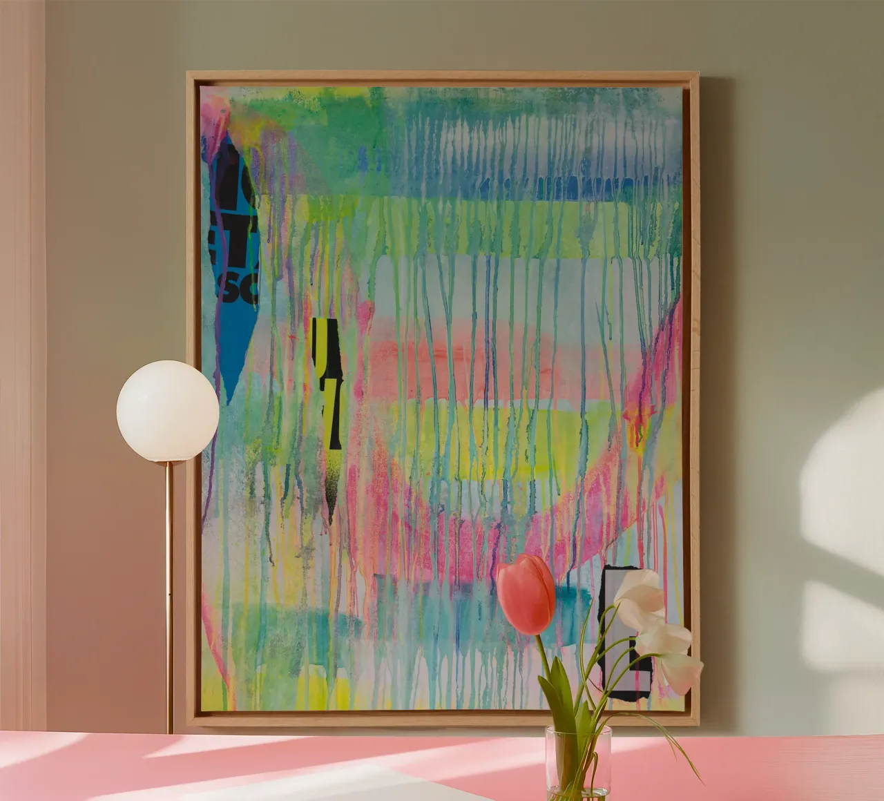 Shifting Colours No5 Leinwand von PeHa - ART