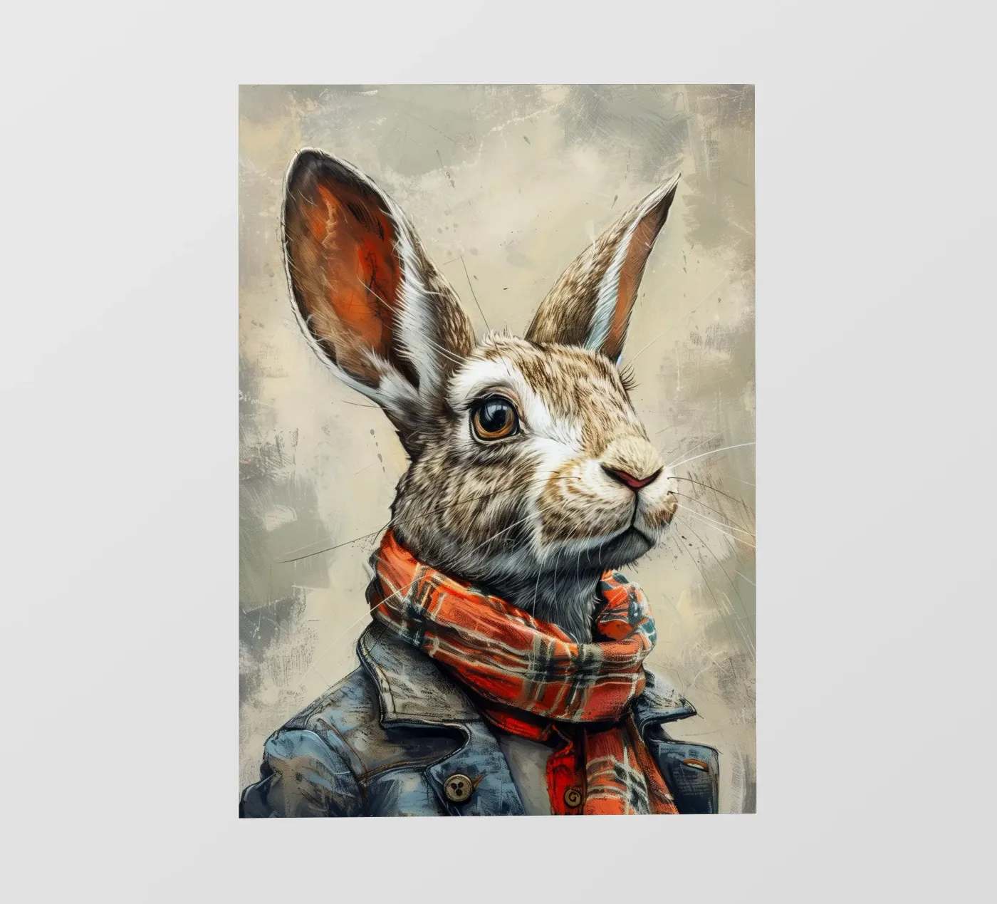 Rabbit John fotobehang van Lionmixart