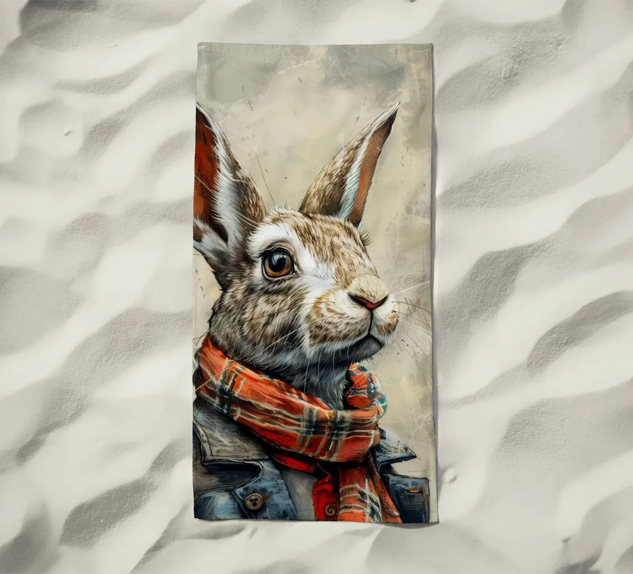 Coniglio John telo mare da Lionmixart