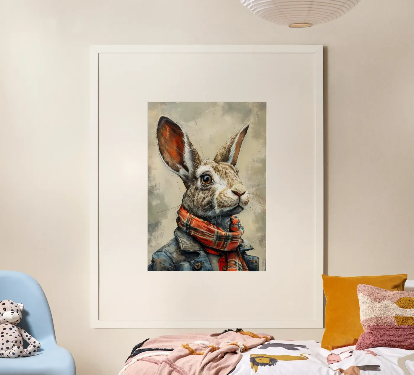Rabbit John poster van Lionmixart