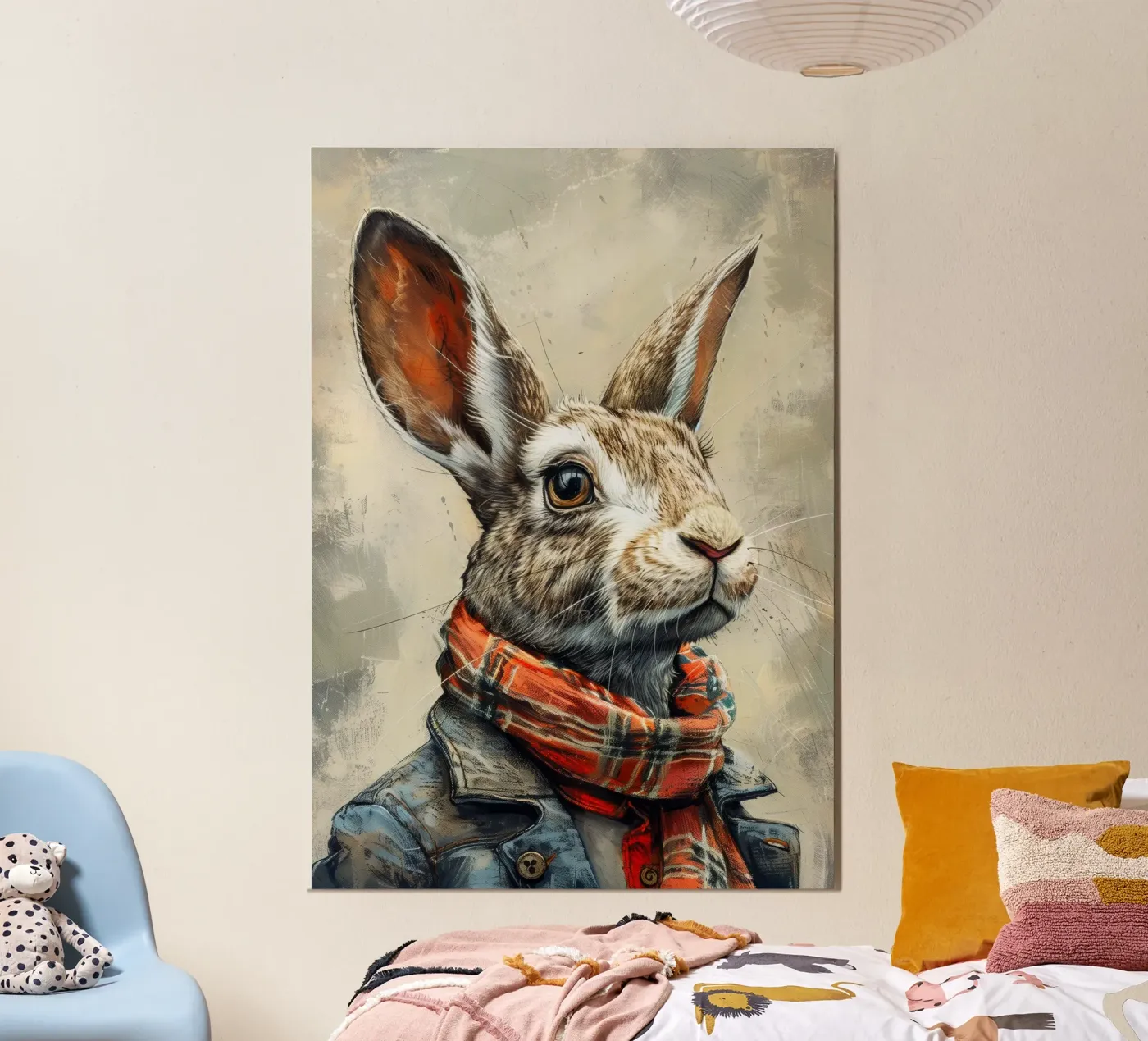 Rabbit John poster van Lionmixart