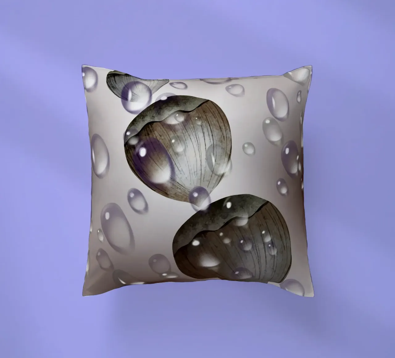 Gocce di nocciola - design in bianco e nero per tazza, taccuino cuscino da StrindesignStudio