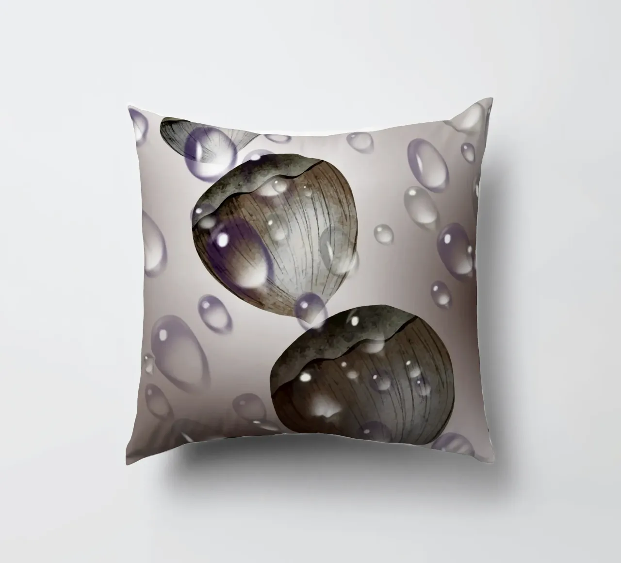 Gocce di nocciola - design in bianco e nero per tazza, taccuino cuscino da StrindesignStudio