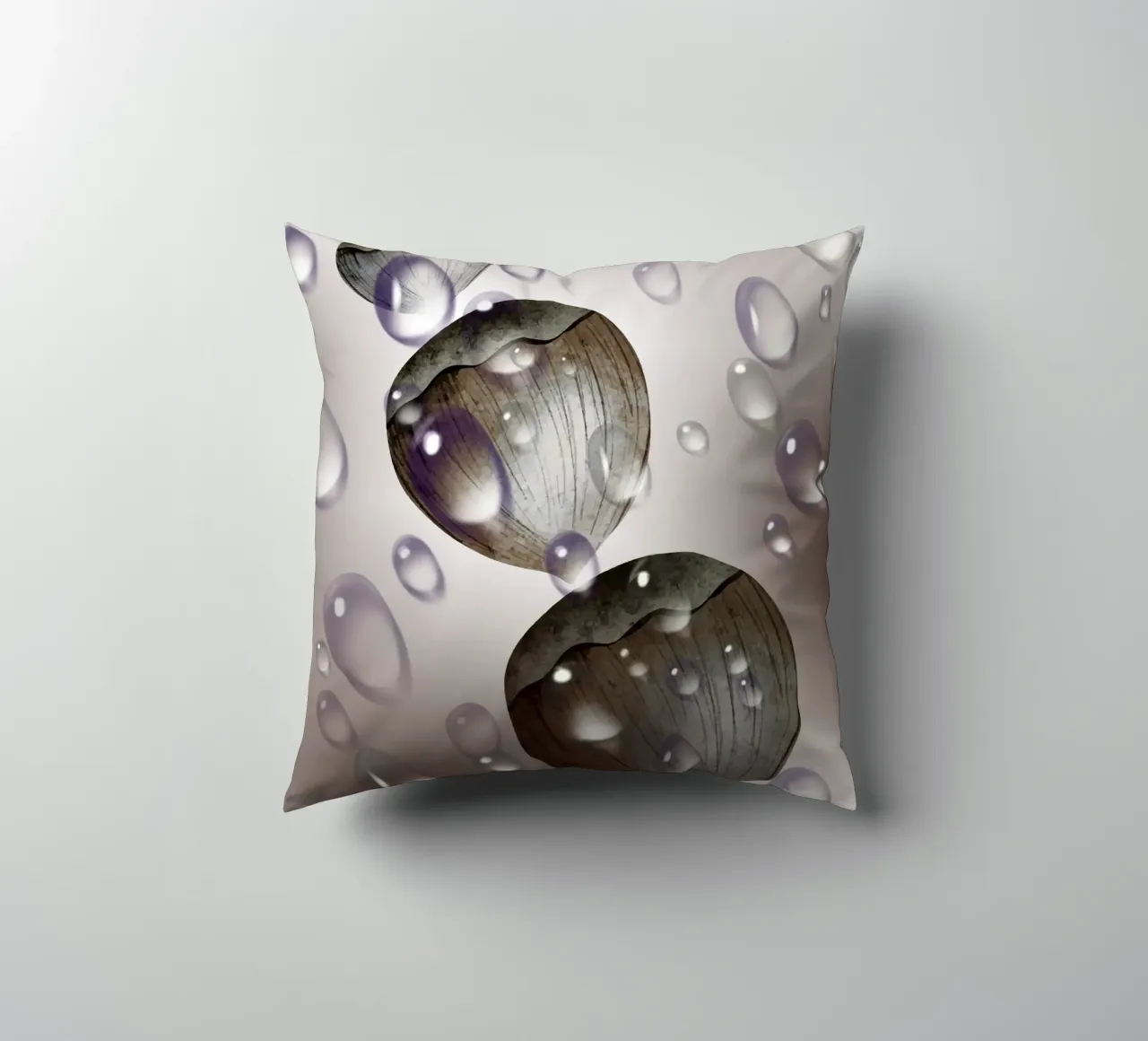 Gocce di nocciola - design in bianco e nero per tazza, taccuino cuscino da StrindesignStudio