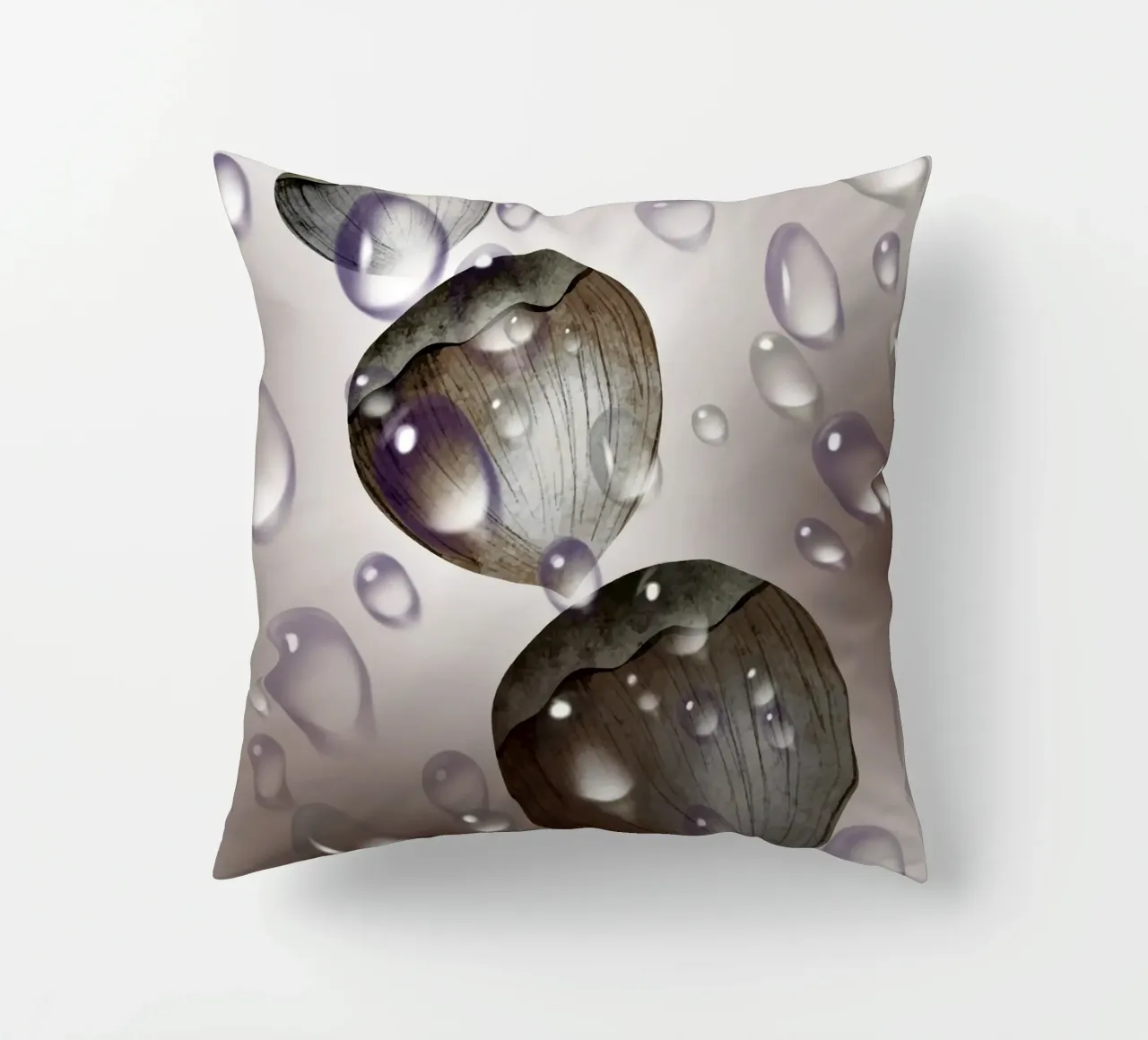 Gocce di nocciola - design in bianco e nero per tazza, taccuino cuscino da StrindesignStudio