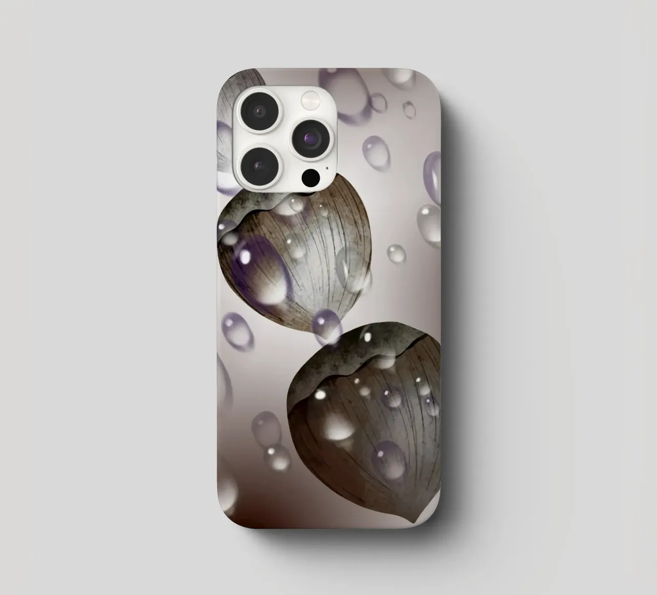 Gocce di nocciola - design in bianco e nero per tazza, taccuino cover iphone da StrindesignStudio