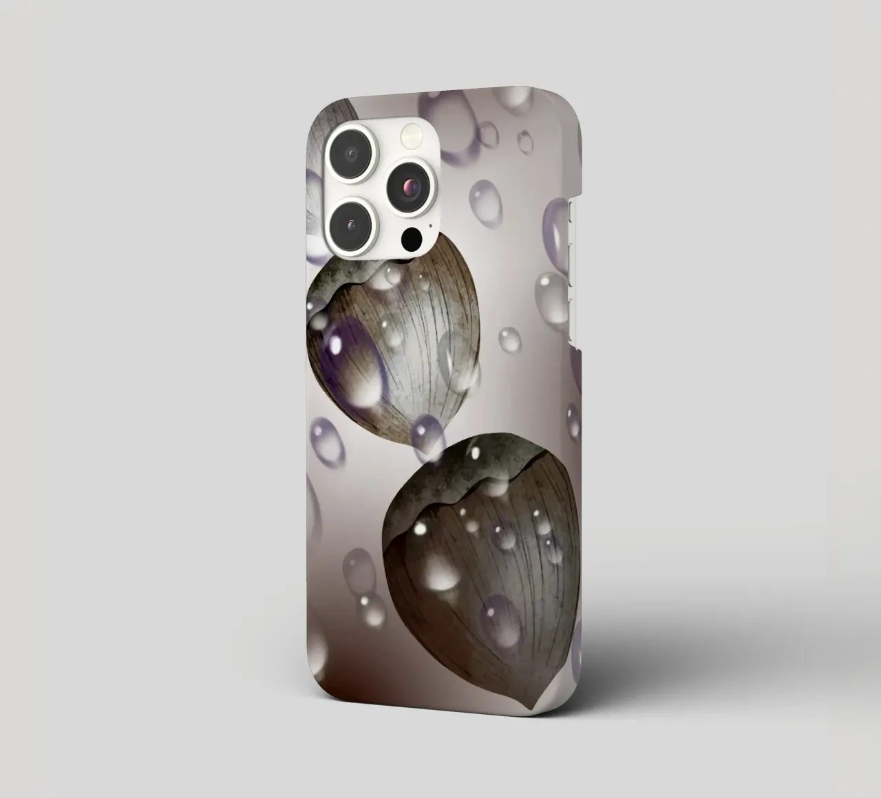 Gocce di nocciola - design in bianco e nero per tazza, taccuino cover iphone da StrindesignStudio