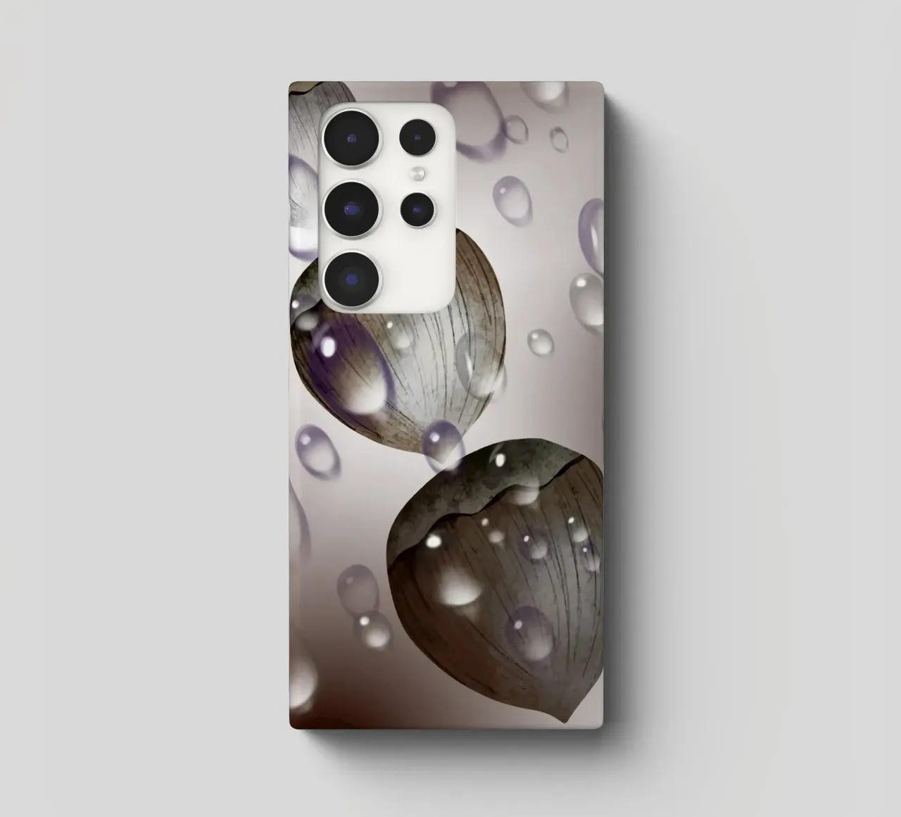 Gocce di nocciola - design in bianco e nero per tazza, taccuino cover samsung da StrindesignStudio