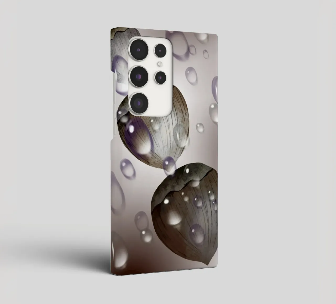 Gocce di nocciola - design in bianco e nero per tazza, taccuino cover samsung da StrindesignStudio