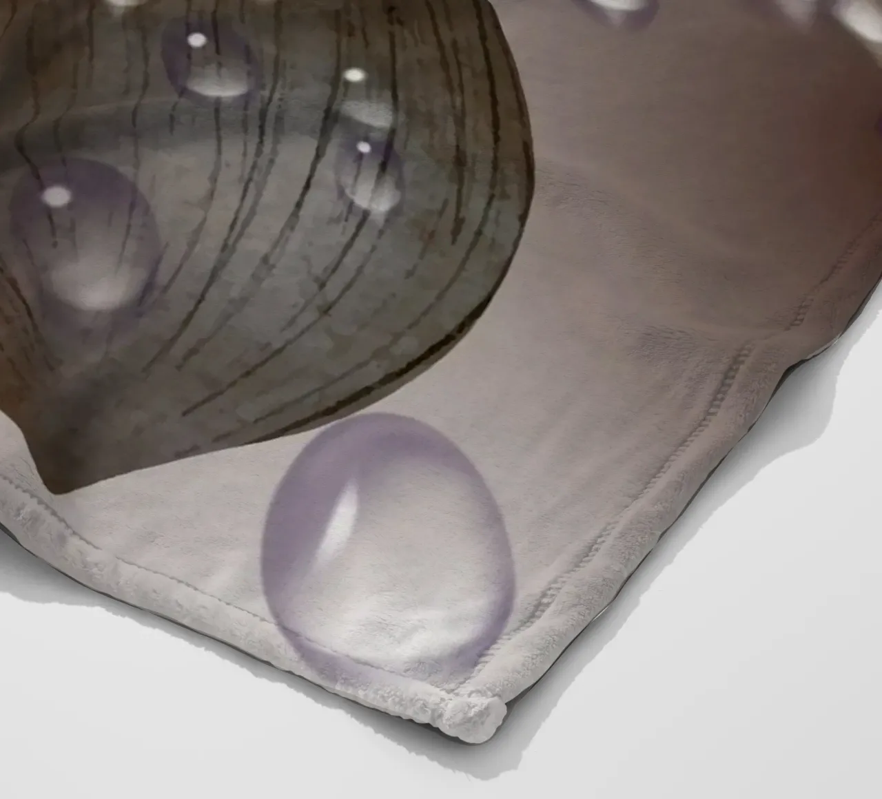 Gocce di nocciola - design in bianco e nero per tazza, taccuino coperta in pile da StrindesignStudio